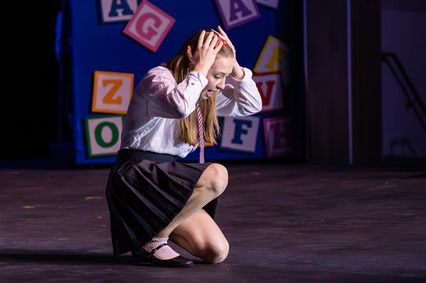 Students onstage